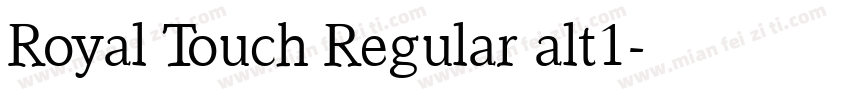 Royal Touch Regular alt1字体转换